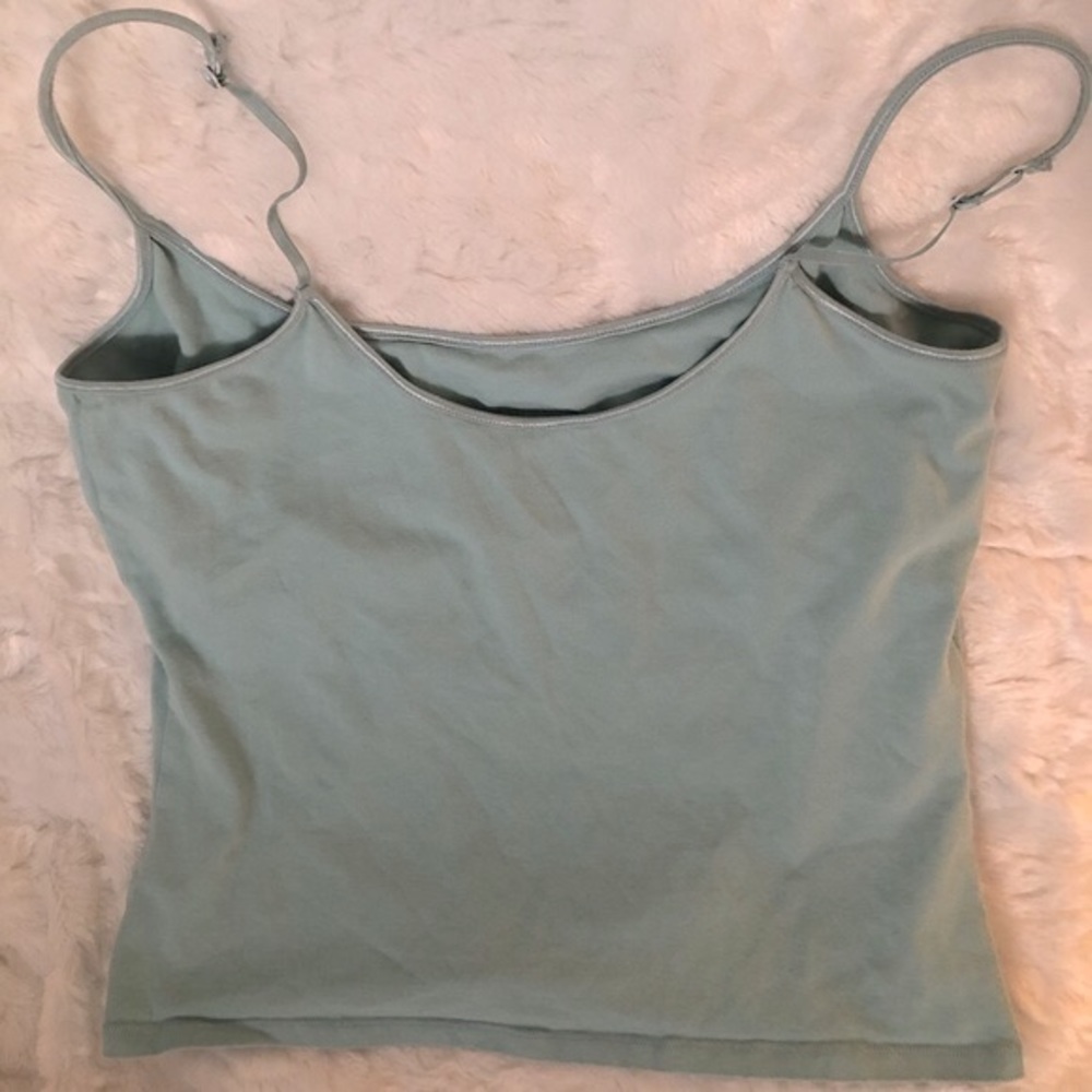 Vintage Y2K Express Pima Cotton Spandex Long Line Camisole Large